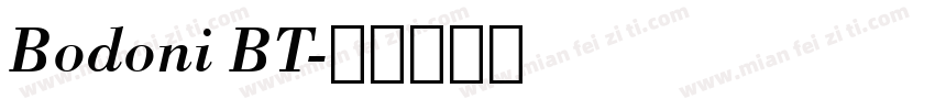 Bodoni BT字体转换